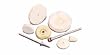 ASSORTED MINIATURE BUFFS SET OF 6