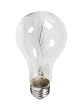 Incandescent Light Bulb, Long Life A-21, Long Neck, 10,000 Hours, 150 Watt, Clear