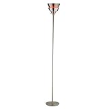 Blaze Floor Lamp - Silver/ Orange