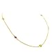 Designer 14K Yellow Gold & Mu Gemstone Necklace - 24