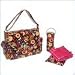 Dandelions Berries Laminated Diaper Bag (Multi) (11H x 6W x 14D)