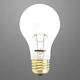 60 WATTS LONG LIFE LIGHT BULB A19 CLEAR 20,000 HOURS 120 VOLTS KRYPTON INCANDESCENT BULB