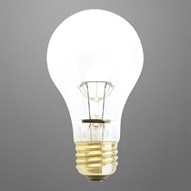 60 WATTS LONG LIFE LIGHT BULB A19 CLEAR 20,000 HOURS 120 VOLTS KRYPTON INCANDESCENT BULB by Unknown