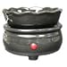 2in1 Black Candle Burner and Tart Warmer