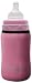Momo Baby 3-Pack Wide Neck Thermal Glass Bottle Hugger, Pink, 9 Ounce