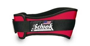 Schiek Industrial 6 inch Nylon Support Belt Red - S