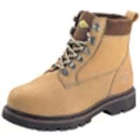 Steel Toe Work Boots, 12 Tan