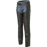 RIVER ROAD WOMENS VINTAGE LEATHER MOTORCYCLE CHAPS