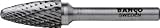 BAHCO(バーコ) Carbide Bur トンガリ形超硬ロータリーバー アルミカット BAHF0618AL06