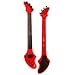 Garde-boue rouge ASHBORY fretless guitare basse électrique avec GIG BAG - NOUVEAU!