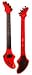 FENDER RED ASHBORY FRETLESS ELECTRIC BASS GUITAR WITH GIG BAG - NEW!