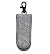 USB Flash Drive Case-grey w/ Metal Hook