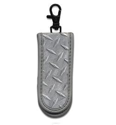 USB Flash Drive Case-grey w/ Metal Hook
