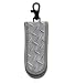 USB Flash Drive Case-grey w/ Metal Hook