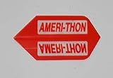 3 sets RED Slim flights, Amerithon, Made in the USA