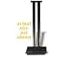WOOD TECHNOLOGY HD-36E Furniture-Quality Hardwood Speaker Stands