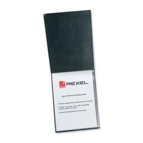 Brand New. Rexel Nyrex Slimview Display Book 24 Pockets A3 Black Ref 10060