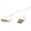 Scosche IPUSB USB 2.0 Cable for iPod (White)