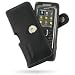 PDair Leather Case for Nokia E90 Communicator - Horizontal Pouch Type (Black)