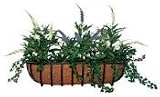 AUSTRAM 36 Leather Black Hampton Trough Planter
