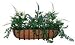 AUSTRAM 36" Leather Black Hampton Trough Planter