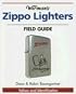 Warman's Zippo Lighters Field Guide: Values And Identification (Warman's Field Guides)