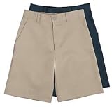 Male Flat Front Shorts-Navy