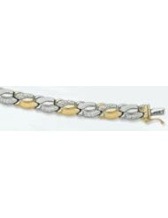 8mm 14k Stampato Bracelet 7"