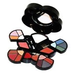 NEW 2008 BR SHELL MAKE UP KIT 30PC SET WITH EYE SHADOW PALETTE, BLUSH, POWDER CAKE JC185