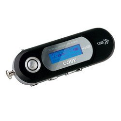 COBY MP-C848 MP3 Player with 256 MB Flash Memory & USB Drive