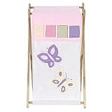Kids Laundry Hamper for the Pink and Purple Butterfly Collection by JoJo