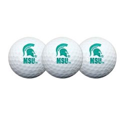 Team Effort Ncaa Michigan State Spartans - Golf Ball 3 Pack