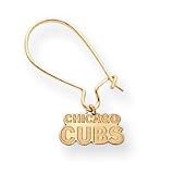 14K Chicago Cubs Chicago Cubs Kidney Wire Earrings