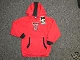 Texas Tech Univ Red Raiders Kids/Youth Red and Black Embroidered Hooded Sweatshirt
