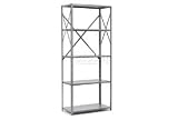 36x24x75 Open Steel Shelving 5 Shelves