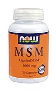 Now Foods MSM 1000 mg, 120 caps
