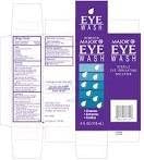 Major Eye Wash Sterile Eye Irrigation Solution, 4 fl oz, 3-Pack