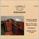 Peter Klatzow: Clarinet Concerto / Mass / String Quartet