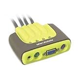IOGEAR MiniView¿ Micro PS/2 Audio KVM Switch with Cables (GCS614A)