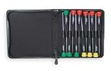 Westward 4YP43 Screwdriver Set, SS, Swivel, 12 Pc