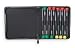 Westward 4YP43 Screwdriver Set, SS, Swivel, 12 Pc