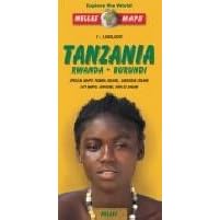 Tanzania, Rwanda and Burundi Map by Nelles (Nelles Maps) by Nelles Maps