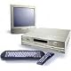 Fujitsu Siemens Multitainer Champagner PC Celeron 700MHz 128MB 20GB DVD Fernbedienung W98