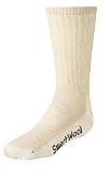 Smartwool Kid's Hiking Medium Crew, oatmeal size XS (Tod shoe size 6-8.5)