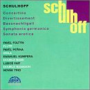 Search : Schulhoff: Concertino; Divertissement, Bassnachtigali; etc.