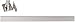 6 Ft. Long x 4 Inch High, Aluminum Toeboard