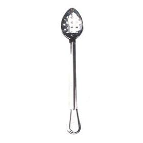 Basting Spoon, 11'', perforated, 18 8 (1.2 mm.) stainless steel by Winco