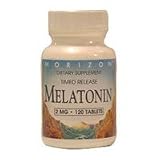 Melatonin 2 Mg Nighttime Sleep Aid Tablets, By Horizon Nutraceuticals - 120 Ea