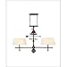 Savoy House Nachez English Bronze Six-Light Trestle Pendant