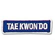 Patch - ''Tae Kwon Do'' rectangular emblem